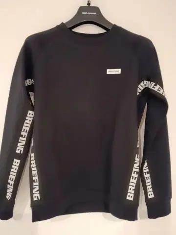 BRIEFING 블랙 스웨트 셔츠 M