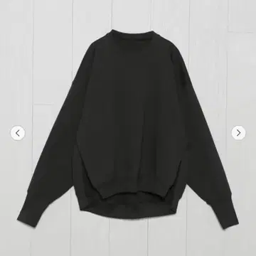 H BEAUTY&YOUTH 맨투맨 슬릿 풀오버 여성용 블랙