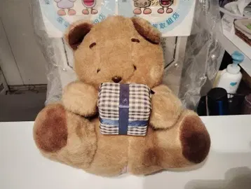 쇼와 레트로 일본제 80년대 당시물 빈티지 곰 베어 봉제 인형