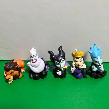 디즈니 빌런즈 가챠가챠 어깨 쿵 5종 세트