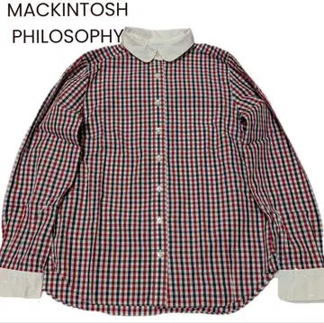 Macintosh 매킨토시 긴팔 셔츠 체크 38