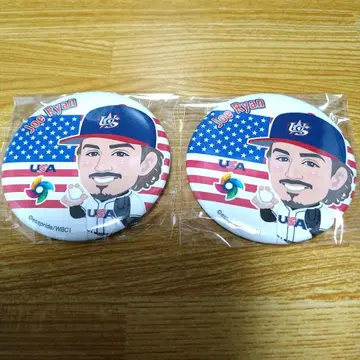 WBC 미국 대표 가챠 2026 캔뱃지 2개 조 라이언