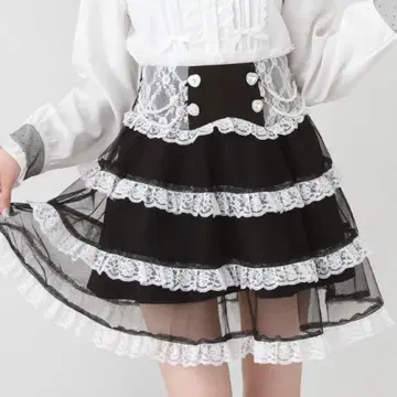 디어마이러브 지뢰계 프릴 미니 스커트