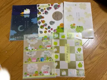 헤이세이 레트로 클리어 파일 5종 세트 - 다음날 케로리