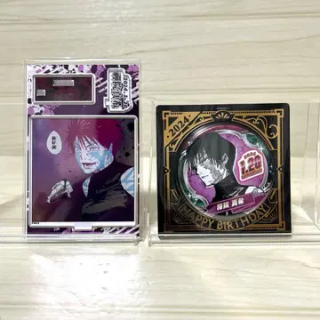 주술회전 생일 2024 명장면 디오라마 피규어 캔뱃지 젠인 마키