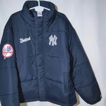 새상품 다운 자켓 XL 양키스 MLB 메이저리그 충전솜 와펜