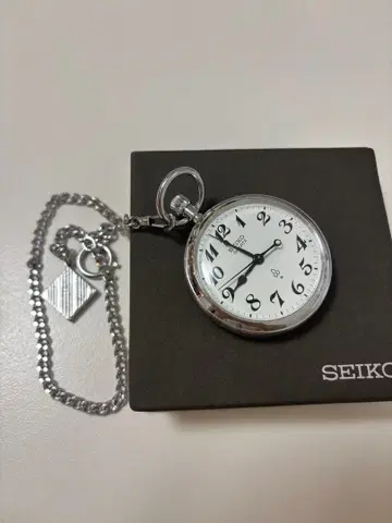 SEIKO 실버 회중시계 배터리 교체 완료