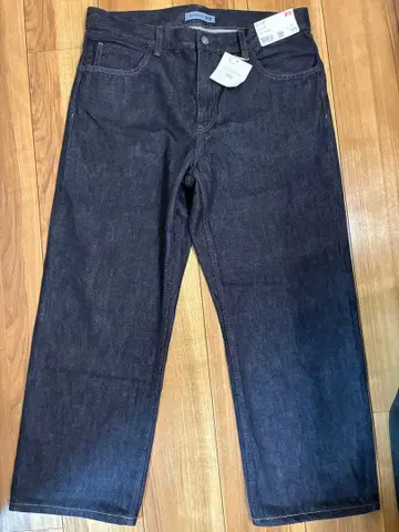 유니클로 JWA 셀비지 스트레이트 청바지 33인치