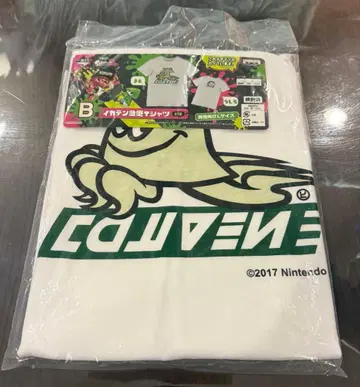 Nintendo 스프라툰 1번 복권 B상 이카텐 택배 T셔츠 L사이즈