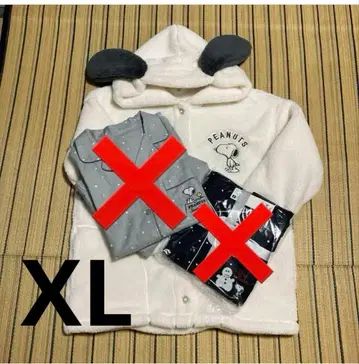 GU PEANUTS 마쉬멜로우 후드티(귀 포함)