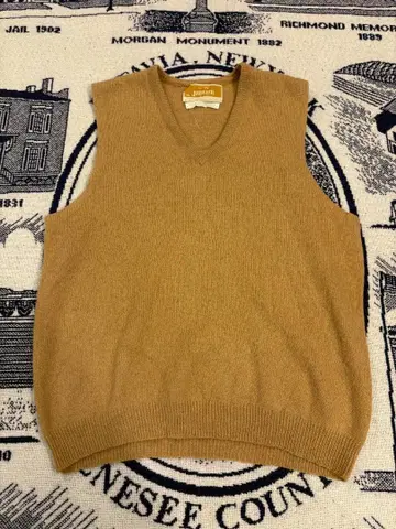 70s Jantzen 얀센 레어 니트 베스트 분위기 발군 XL