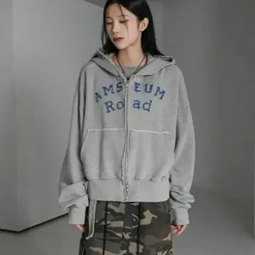 빈티지 데님 후드 집업