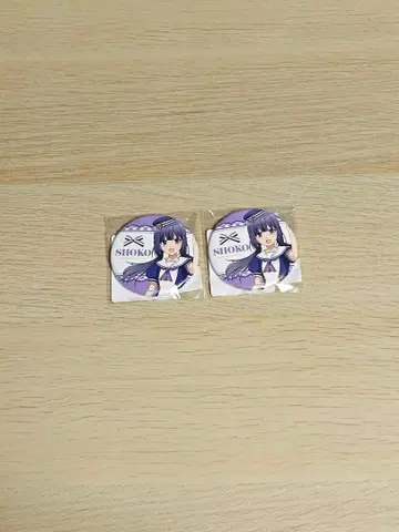 청춘 돼지 야로 DMM 스크래치 마키노하라 쇼코 캔뱃지 2점 세트