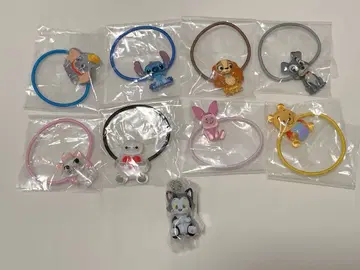 디즈니 가챠가챠 트윙클 밴딩 머리끈 컬러 컬렉션 참