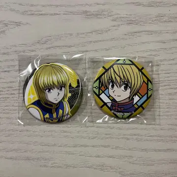 HUNTER x HUNTER 캔뱃지 크라피카 등 맞대고