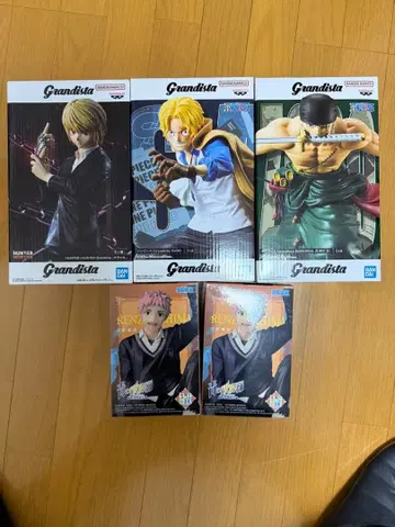 Grandista 피규어 5체 세트 원피스 헌터헌터 등