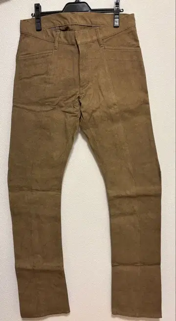 [일본제] ATTACHMENT 코튼 캔버스 소재 팬츠 브라운 사이즈 3