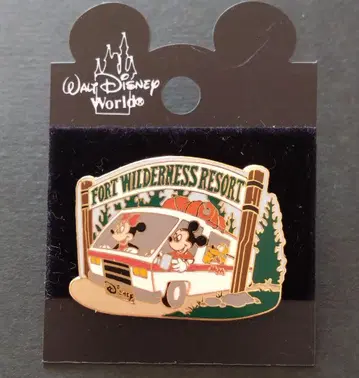 레어! 레트로 WDW 디즈니 포트 와일더니스 리조트 핀 배지