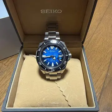 SEIKO 프로스펙스 사무라이 자동 와인딩 손목시계 만타 한정판