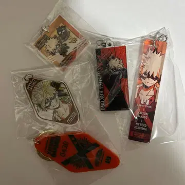 히로아카 바쿠고 카츠키 키링 5개 세트