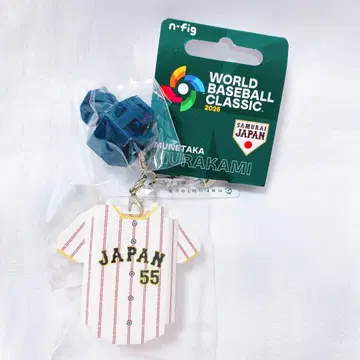 WBC 무라카미 무네타카 사무라이 재팬 유니폼 & 캡 키링 나노블록