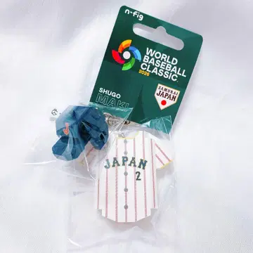 WBC 마키 슈고 사무라이 재팬 유니폼 & 캡 키링 나노 블록