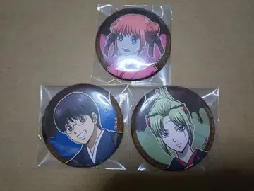 은혼 애니카페 카구라 신파치 츠키요미 캔뱃지 세트
