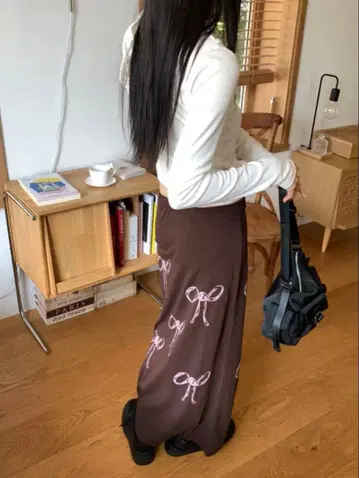 Tibur 리본 발레 코어 트레이닝 롱 스커트