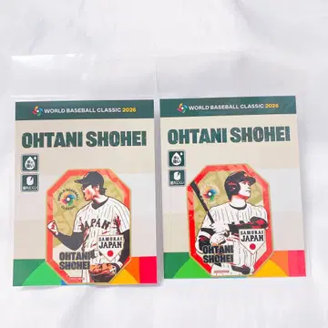 WBC 다이컷 스티커 오타니 쇼헤이 2점