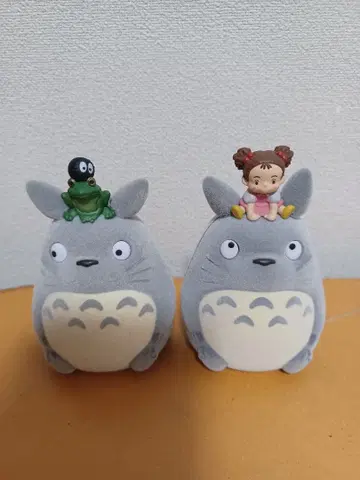 토토로 동동이 공화국 가챠가챠 피규어 2체 세트