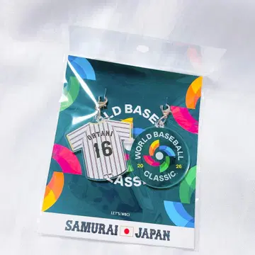 WBC 선수 지퍼 액세서리 오타니 쇼헤이 키링
