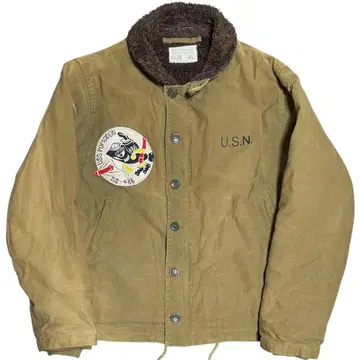 SESSLER 복각 N-1 덱 자켓 와펜 커스텀 XL 사이즈