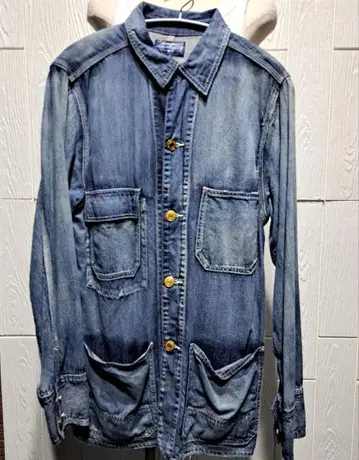 Born Free 본 프리 데님 커버올 L