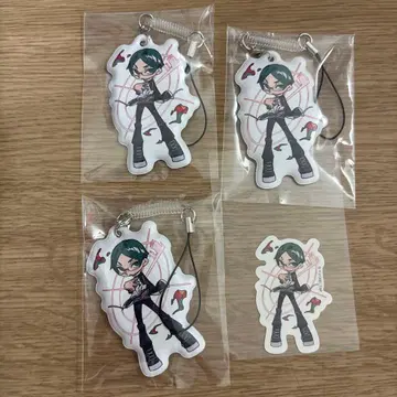 도원암귀 키링 스티커 유즈루베 주지