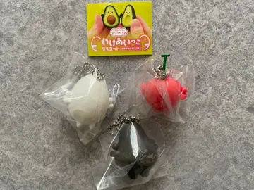 나눠쓰기 마스코트 캡슐 토이 아보카도 달걀 체리