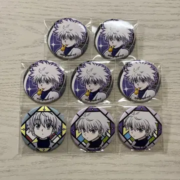 HUNTER x HUNTER 키루아 캔뱃지 등 맞대고
