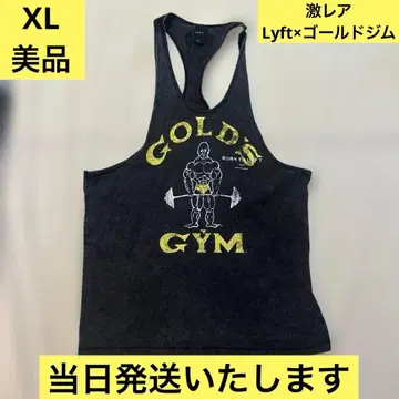 LyFT GOLD'S Gym 빈티지 로고 탱크탑 XL