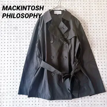 매킨토시 철학 트렌치코트 숏 기장 (38) 벨트 포함