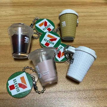 세븐카페 시리즈 미니어처 참 가챠 4종 세트