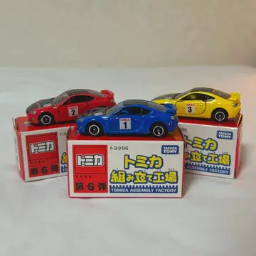 조립 공장 토미카 도요타 86 No.1/2/3 3대 세트