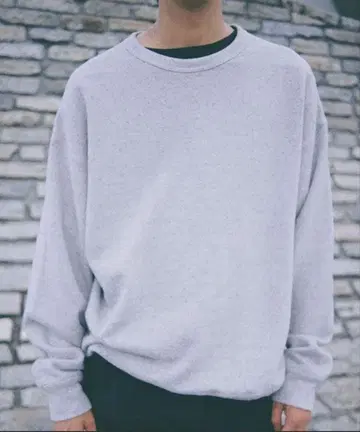 LIDNM 실크 블렌드 빈티지 스웨터