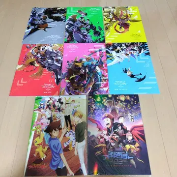 [ 새상품급 가격 인하 ] 디지몬 어드벤처 극장판 팜플렛 8권 세트