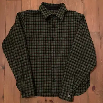 At Last & Co. 울 체크 셔츠 S