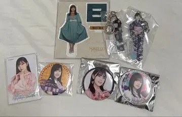 시바타 유나 캔뱃지 아크릴 스탠드 아크릴 키링