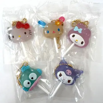 산리오 컬러풀 캔디 참 가챠 세미 컴플리트 익명 배송