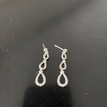 플라티나 다이아몬드 엘레강트 귀걸이 양쪽 귀용