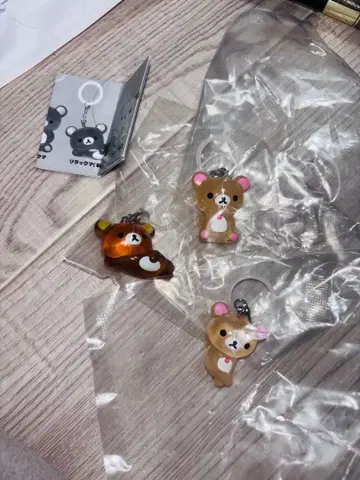 리락쿠마 클리어 마스코트 메지루시 액세서리 가챠가챠 코리락