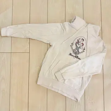 [ 레어 ] 백설공주 후드 부착 후드티 상의 화이트 화이트