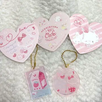 코기묜 첫사랑 카페 아크릴 키링 코스터