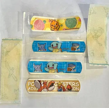 [ 2005년 당시 물건 ] 포켓몬 어드밴스 제너레이션 반창고 4개 세트